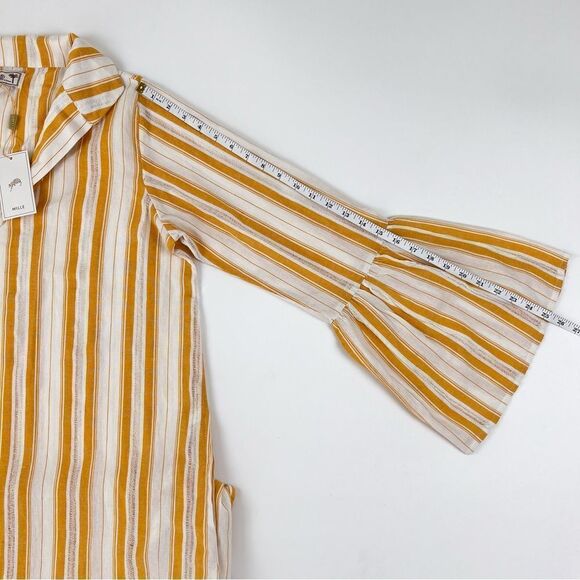 New Mille JACQUELINE DRESS IN CITRUS STRIPE Size M - Picture 15 of 16